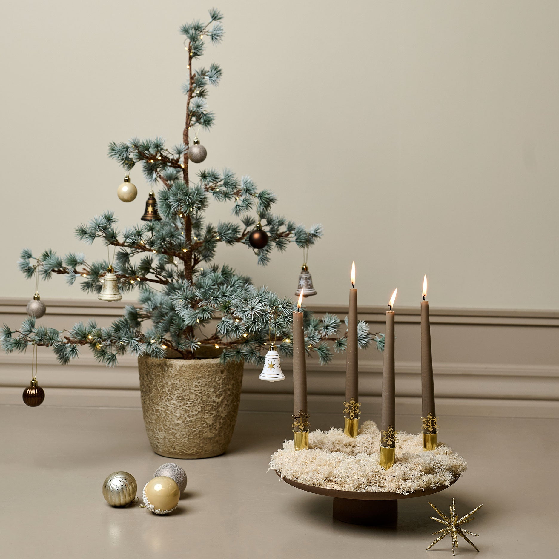 Tal Lysholdere Snefnug 4 stk.